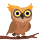 Owl emoticon