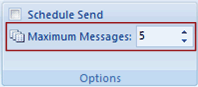 Maximum Messages setting