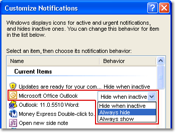 Customize Notifications