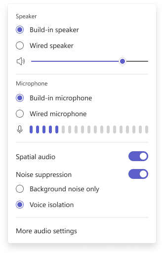 Audio Flyout for Voice Recognition