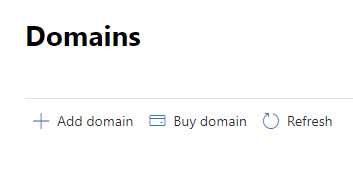 Select Add domain