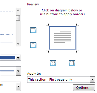 Preview box to show page borders