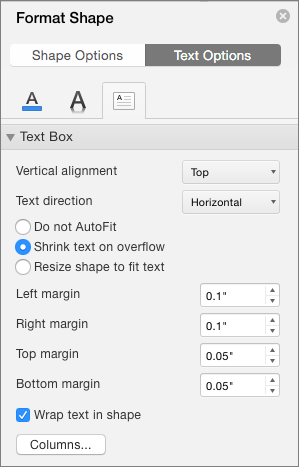 how to center a text box in powerpoint for mac
