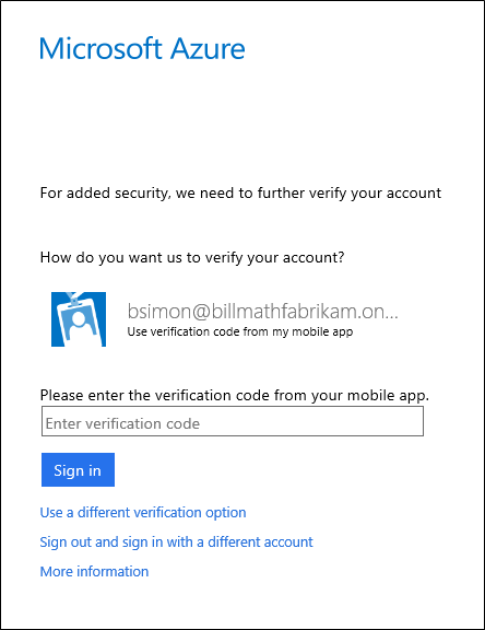 Enter verification code