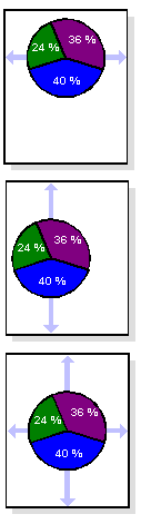 Kleine Zeichnung, die an verschiedenen Stellen einer gedruckten Seite positioniert ist