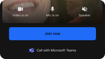 Screenshot showing "Join now" button in GroupMe
