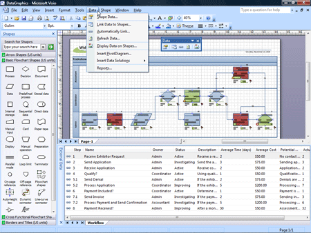     Add data to diagrams in Visio  Add data to diagrams in Visio 2007                    