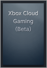 The Xbox Cloud Gaming (Beta) blank capsule in the Steam Library.