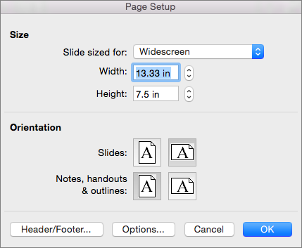 custom page size greyed out ms word for mac