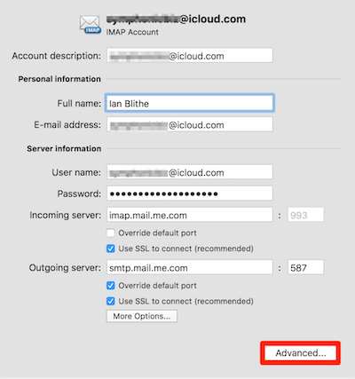 missil konkurrerende Kompleks IMAP account server settings - Microsoft Support