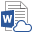 Icon for linked Word document