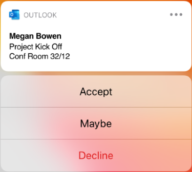 Add Location to Meeting Invite Notifications