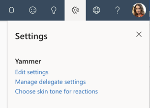 screenshot showing the settings for managing delegates and delegate managers