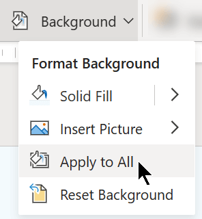 Change the background of your slides in PowerPoint for the web - Microsoft  Support