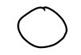 A ink drawing of a circle