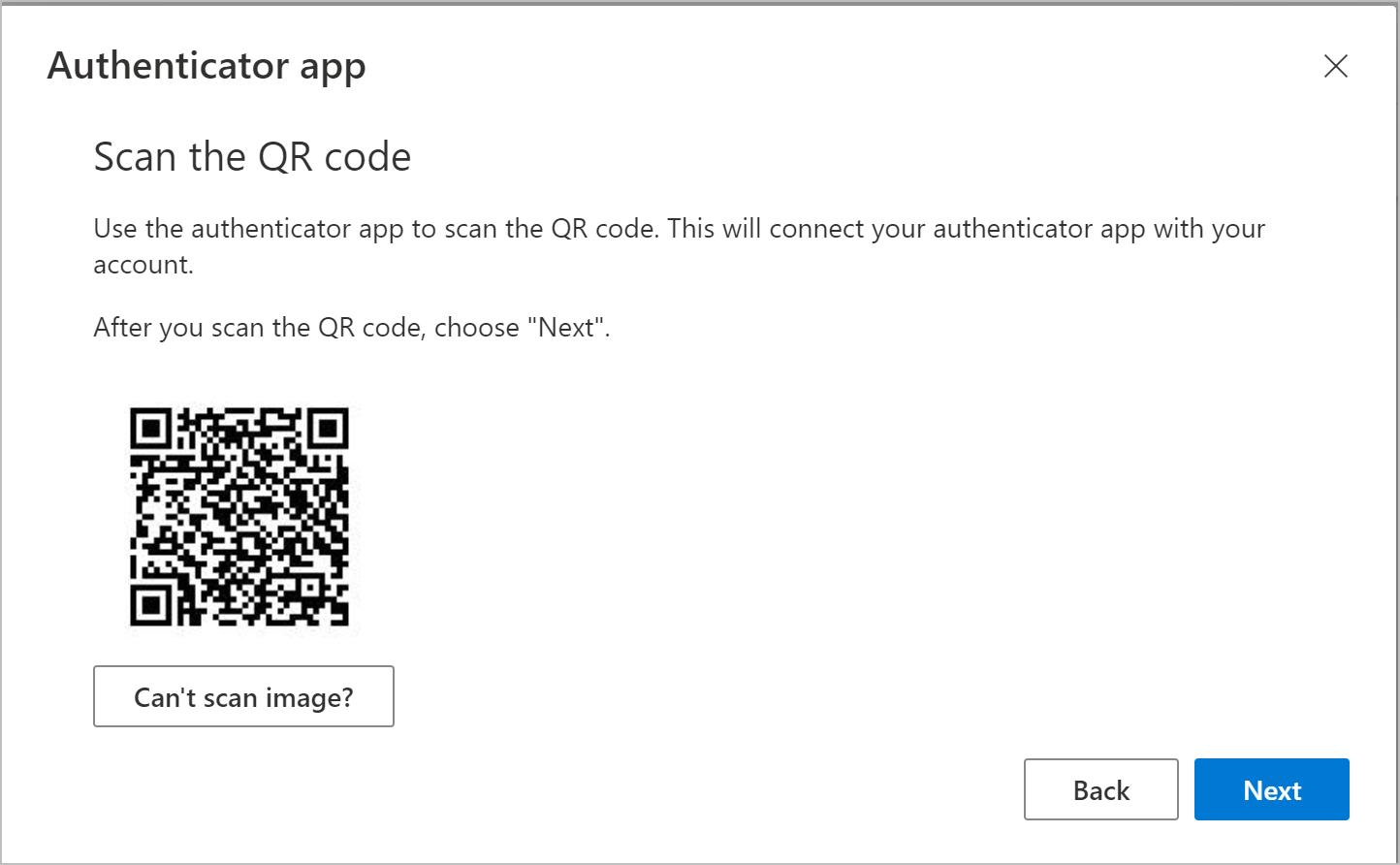 QR code to set up a temporary password in China