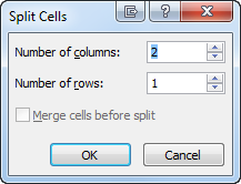 Split Cells