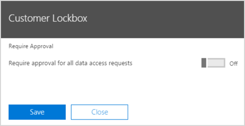 Require approval for Customer Lockbox