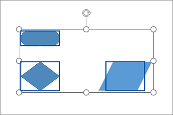 group shapes blockbench