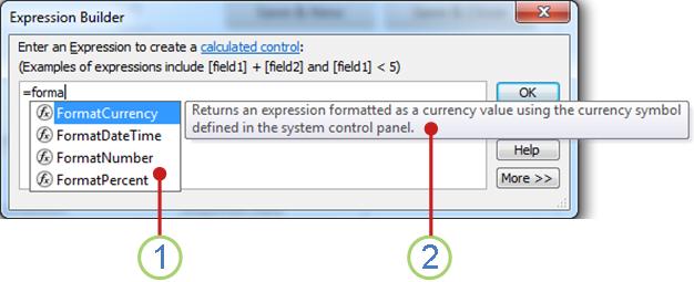 The IntelliSense drop-down list and a Quick-Tip.