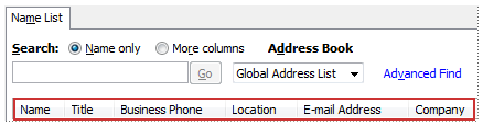 Search for items in any column