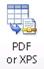 PDF XPS ribbon icon
