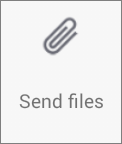 Send files button in OneDrive for Android