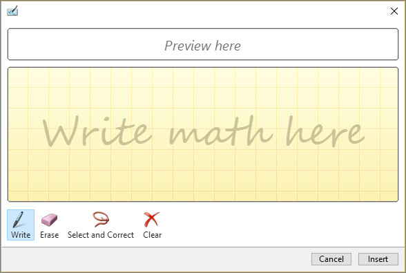 Show ink equation pane in PowerPoint