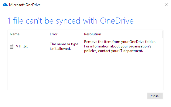 fix onedrive for business sync issues