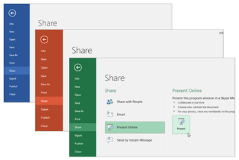 Collaborate with other Office 365 apps