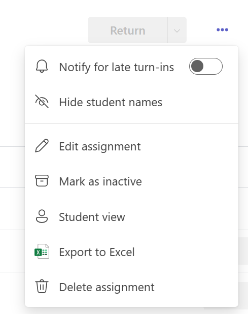 Show the Detail Pane for Assignments