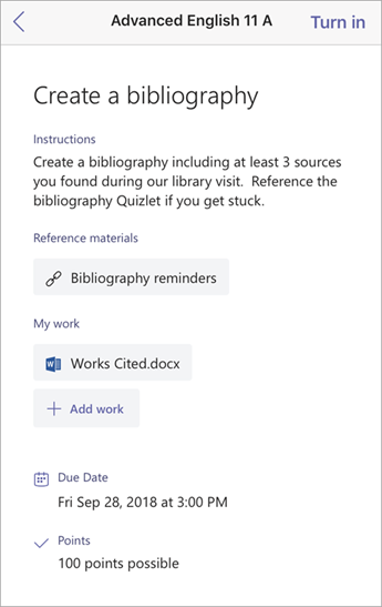 Create a bibliography window