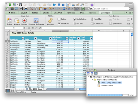 where are macros stored in excel 2011 for mac