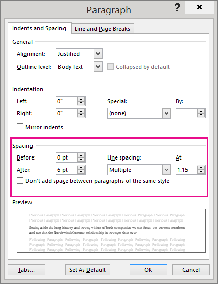 Microsoft Office Tutorials Change The Line Spacing In Word