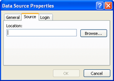 Type the URL for the XML file that you want, or click Browse to locate it