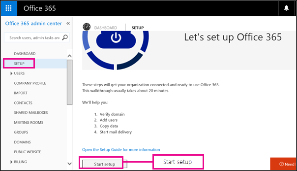 O365_Old_Domains_Startsetup