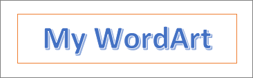 WordArt example