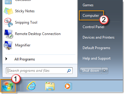 keine Insignien auf dem Windows 7-Desktop
