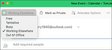 outlook for mac version 15.4