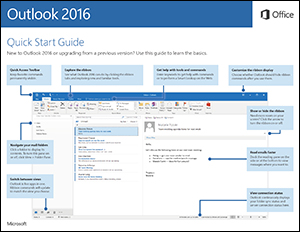 Outlook 2016 Quick Start Guide (Windows)
