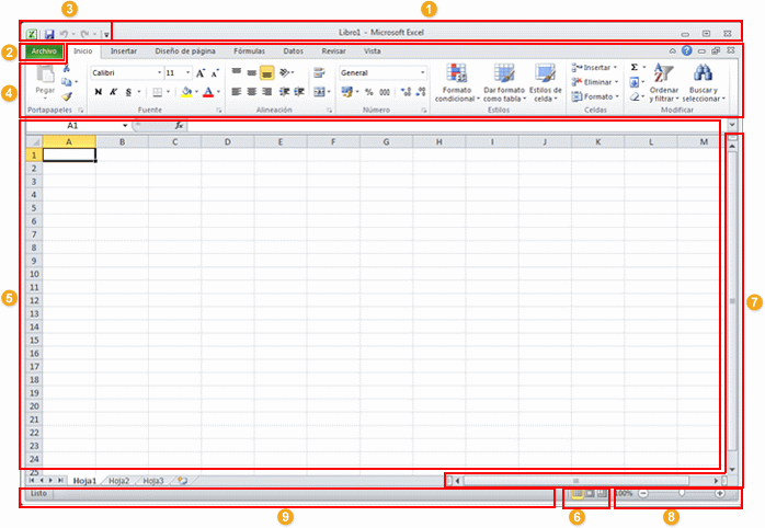 Excel window