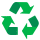 Icono gestual de reciclaje