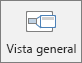 Se muestra el botón Vista general de la pestaña Insertar de PowerPoint.