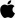 El icono de menú de Apple en un equipo macOS.