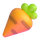 Emoji de zanahoria de Teams