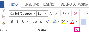 Selector de cuadro de diálogo de tipo de letra