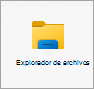 Explorador de archivos icono.