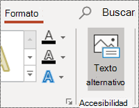 Botón AltText para una forma en PowerPoint para Windows
