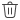 Icono de la papelera de reciclaje de la OD