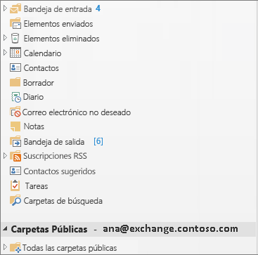 Crear y compartir una carpeta pública en Outlook - Soporte técnico de  Microsoft